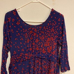 Maternity dress, 3/4 sleeve, Size Large